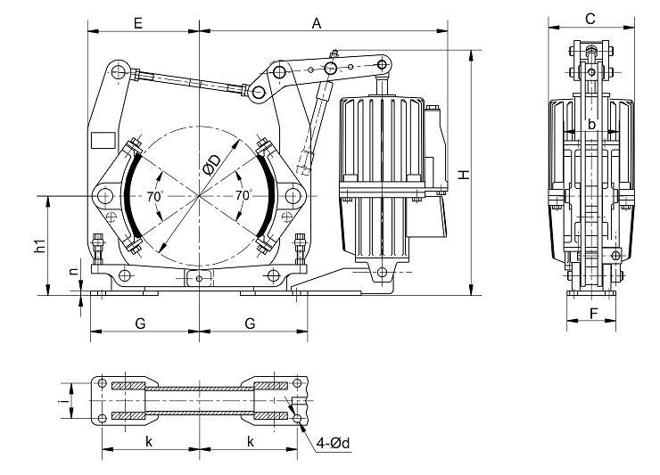 YW-K Series Crane Brake Price